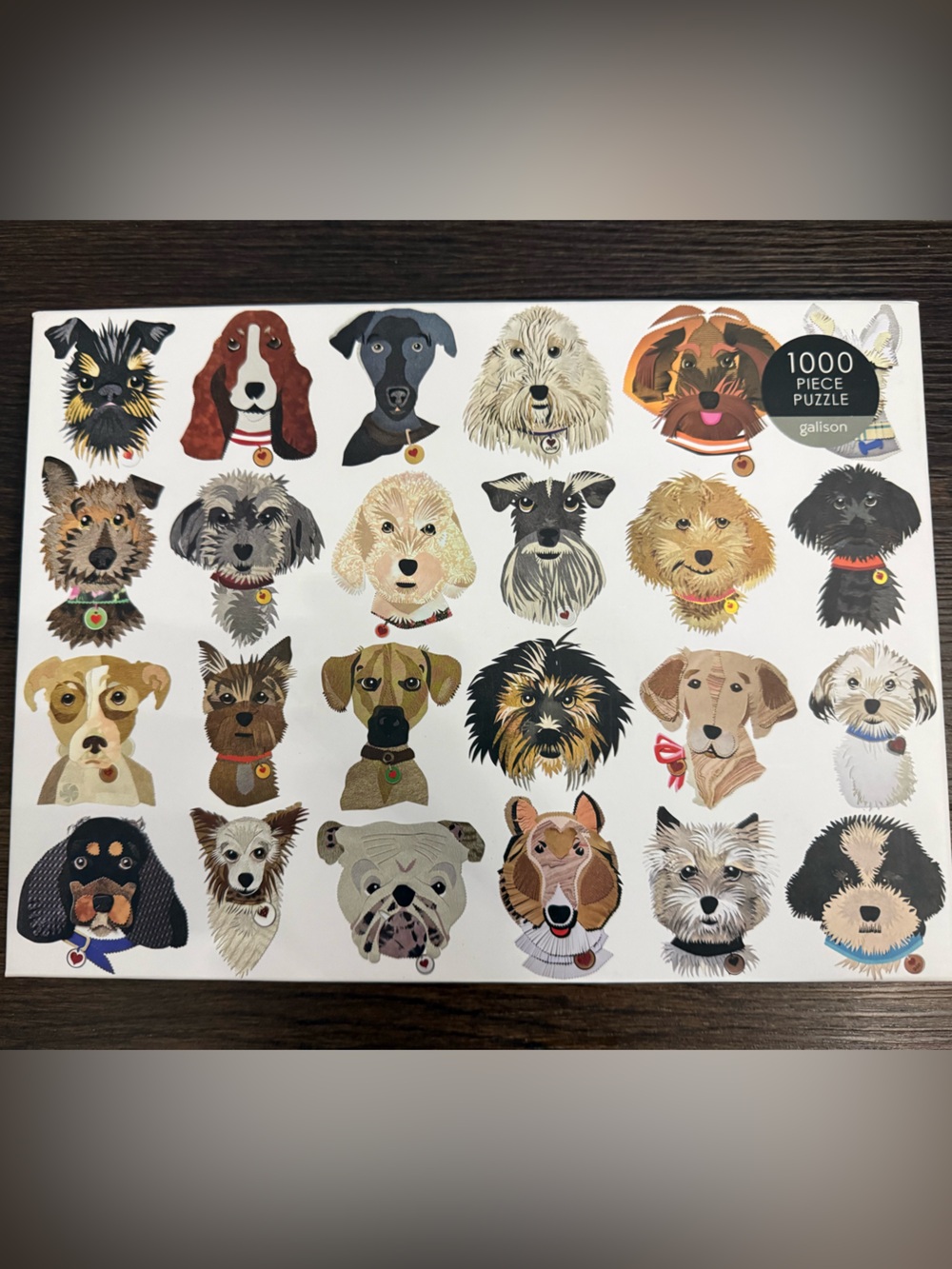 Galison puzzle Paper Dogs NEW